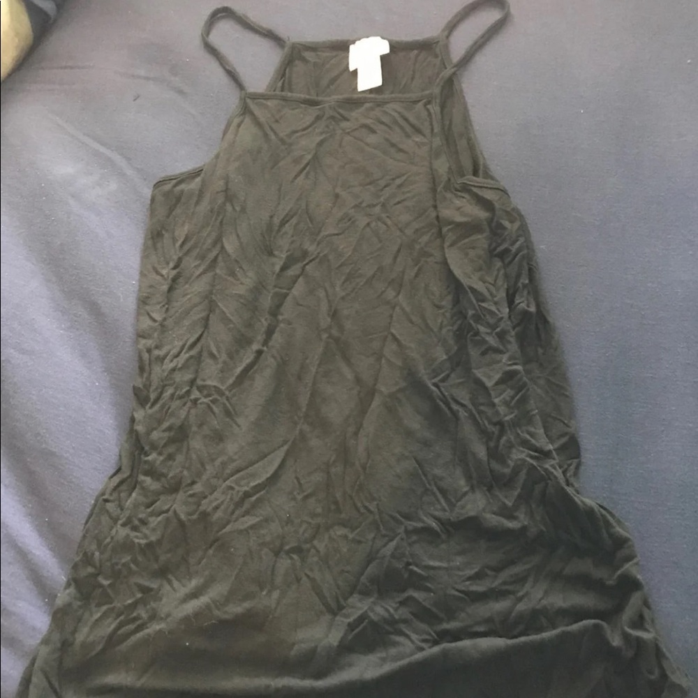 High neck tank top